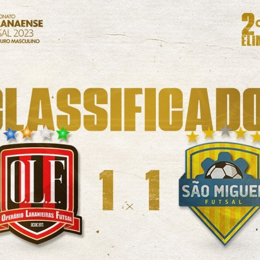 São Miguel Futsal avança para as quartas de final do Paranaense Série Ouro