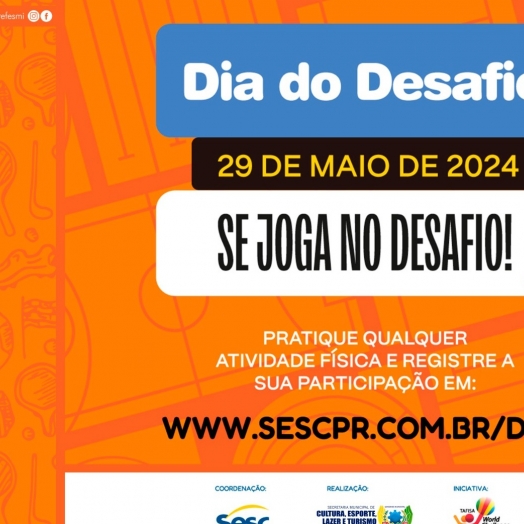 São Miguel participará do Dia do Desafio nesta quarta-feira (29)