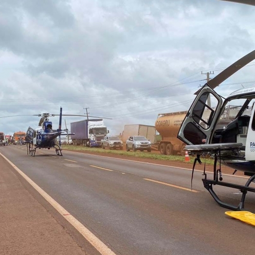 Serviço aeromédico do Paraná bate recorde histórico em 2023 com mais de 4 mil atendimentos