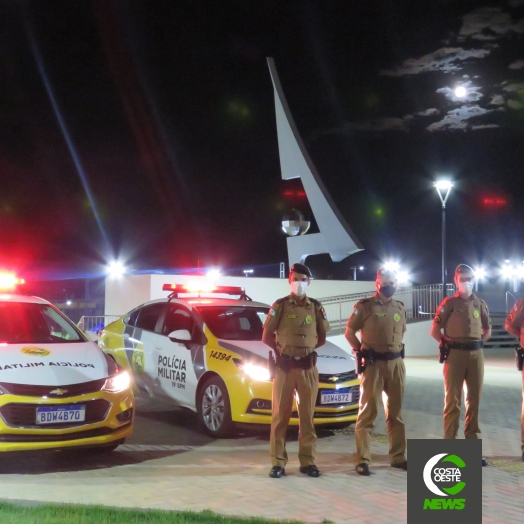 Tenente Coronel Novack visita Santa Helena e acompanha atividades da “Operação Vida”