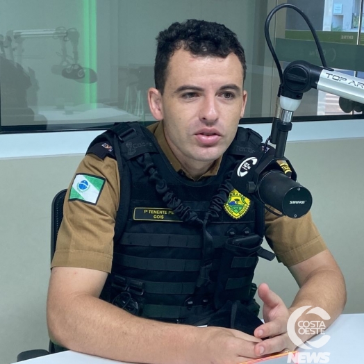 Tenente do 14° Batalhão da Polícia Militar de Medianeira fala sobre a ‘Operação Visibilidade nas Escolas’