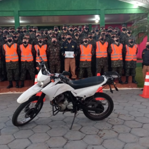 Tiro de Guerra 05-018 realiza Estágio de Prevenção de Acidente com Motocicleta