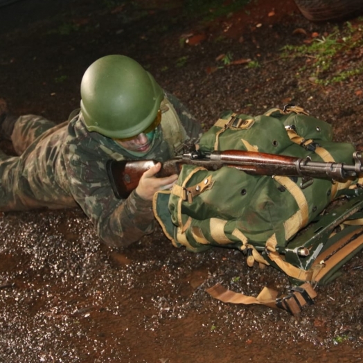 Tiro de Guerra de Medianeira realiza campo do Curso de Formação de Cabos