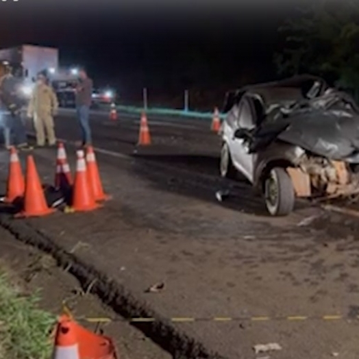 Três pessoas morrem em acidente na BR-277 em Laranjeiras do Sul