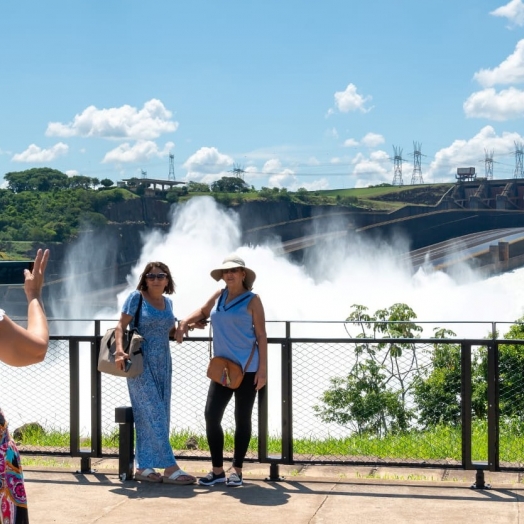 Turismo de Itaipu registra aumento de 83% em fevereiro