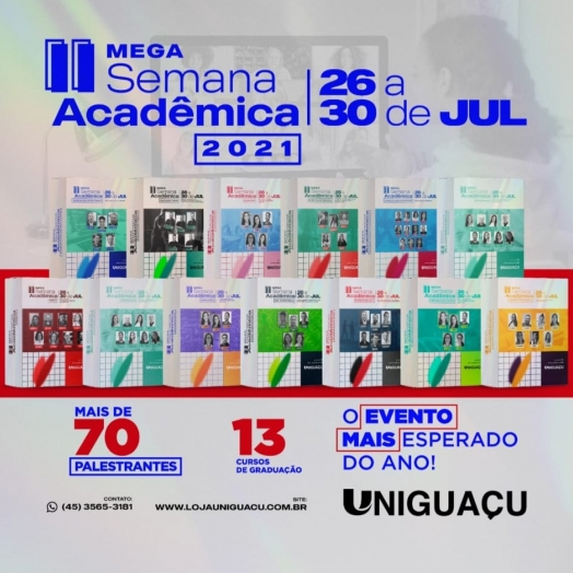 UNIGUAÇU lança o maior evento de ensino da região, a Mega Semana Acadêmica