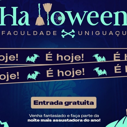 UNIGUAÇU promove festa de Halloween para toda a comunidade