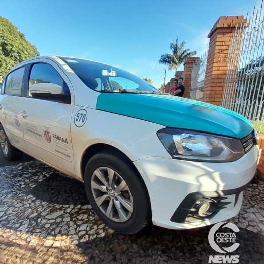 Veículos colidem em cruzamento de avenidas em Santa Helena