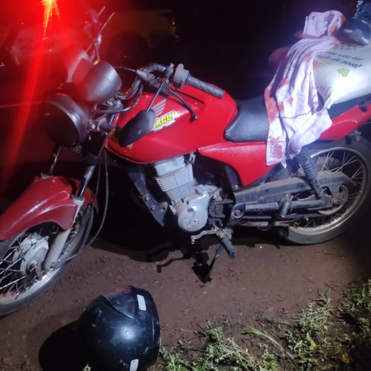 Vítima de acidente de moto na PR-497 morre no Hospital de São Miguel do Iguaçu