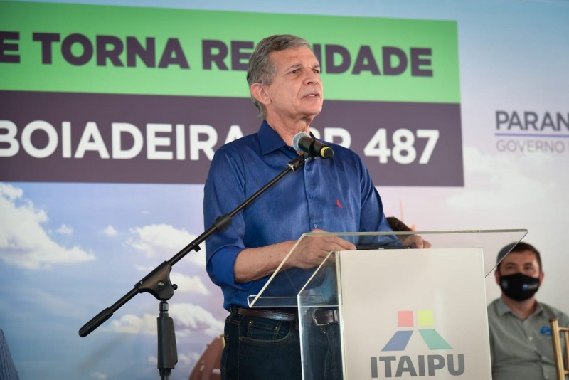 Diretor-geral brasileiro da Itaipu Binacional, general Joaquim Silva e Luna. Crédito: Rubens Fraulini / Itaipu Binacional.